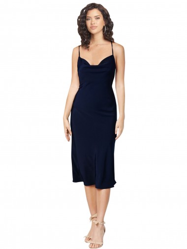Purcahse  Criss Cross Open Back Sleeveless Spaghetti Straps A-Line Silky Satin Formal Evening Dress UK
