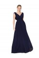 Purcahse  Sleeveless V-Neck A-Line Soft Chiffon Formal Evening Dress UK