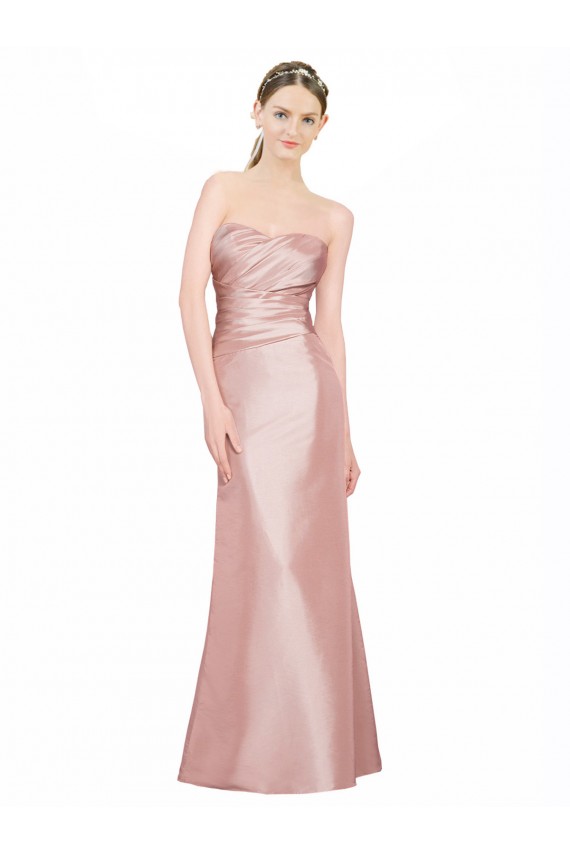 Purcahse  Low Back Sleeveless Sweetheart A-Line Stretch Satin Formal Evening Dress UK