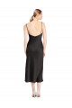 Purcahse  Low Back Sleeveless Spaghetti Straps Stretch Satin Formal Evening Dress UK