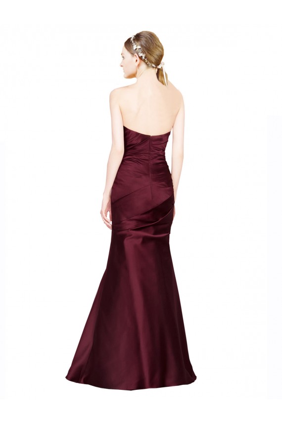 Purcahse  Low Back Sleeveless Sweetheart Mermaid Satin Formal Evening Dress UK