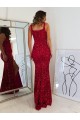 Purcahse  Sleeveless Square Neck Sheath Velvet Sequin Evening Gown UK