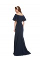 Purcahse  Short Sleeves Off the Shoulder Mermaid Stretch Crepe Evening Dress UK