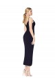 Purcahse  V-Back Sleeveless Spaghetti Straps Mermaid Stretch Crepe Evening Dress UK