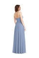 Purcahse  Sleeveless Strapless A-Line Soft Chiffon Semi Formal Evening Dress UK