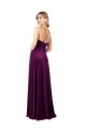 Purcahse  Criss Cross Back Sleeveless Scoop Neck A-Line Stretch Velvet Formal Evening Dress UK