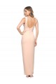 Purcahse  Sleeveless Square Neck Sheath Stretch Crepe Formal Evening Dress UK