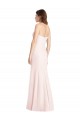 Purcahse  Low Back Sleeveless Sweetheart Trumpet Stretch Crepe Semi Formal Evening Dress UK