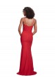 Purcahse  Sleeveless Spaghetti Straps Mermaid Stretch Crepe Long Evening Dress UK