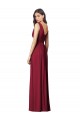 Purcahse  V-Back Royal Blue Sleeveless V-Neck A-Line Soft Chiffon Semi Formal Evening Dress UK