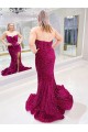 Purcahse  Sleeveless Sweetheart Sheath Velvet Sequin Evening Dress UK