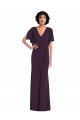 Purcahse  Split Sleeves V-Neck Sheath Spandex Formal Evening Dress UK
