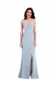Purcahse  Sleeveless Spaghetti Straps Trumpet Stretch Crepe Formal Evening Dress UK