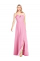 Purcahse  Sleeveless V-Neck Trumpet Soft Chiffon Semi Formal Evening Dress UK